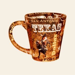 Bull rider Cowboy Texas Coffee Mug 2013 Americaware